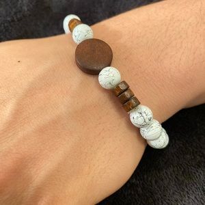 Wood men’s bracelet